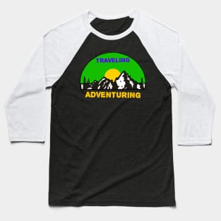 Traveling and Adventuring Baseball T-Shirt